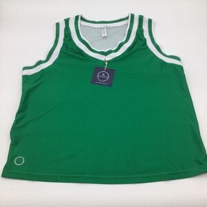 The Bubble Womens Claire Tank Top Green Size Medium‎ NWT